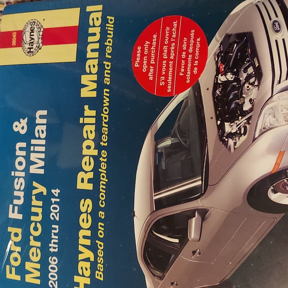 HAYNES BRAND NEW SEALED BOOK 36045 manual 2006 - 2014 Ford Fusion Mercury Milan